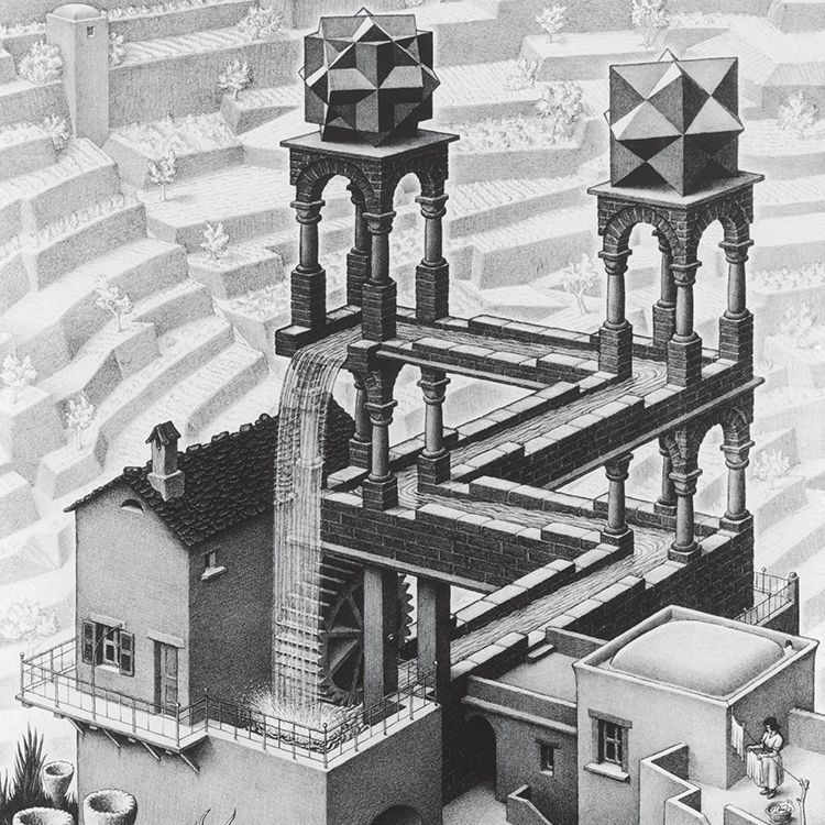 マウリッツ・エッシャー 滝