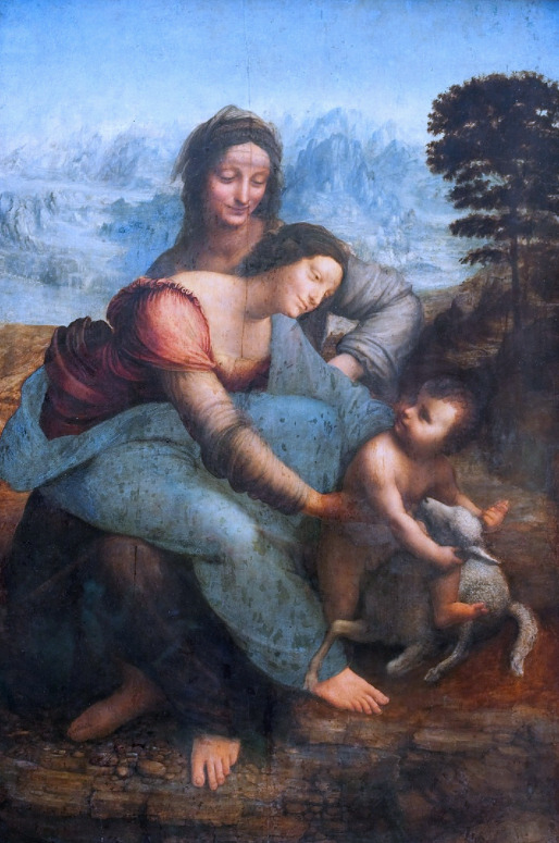 レオナルド・ダ・ヴィンチ　聖アンナと聖母子