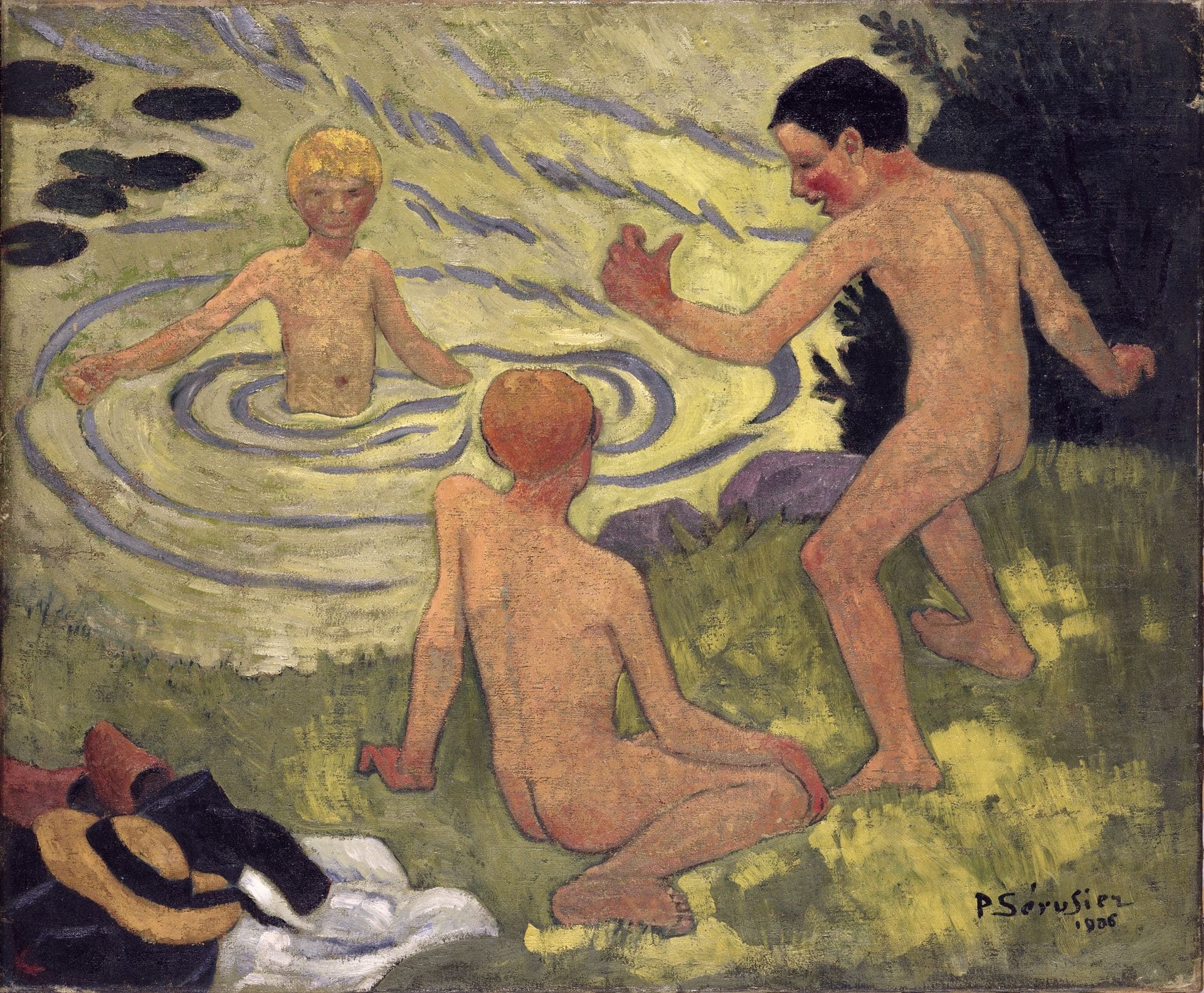 川岸の少年たち（ポール・セリュジェ、1906）