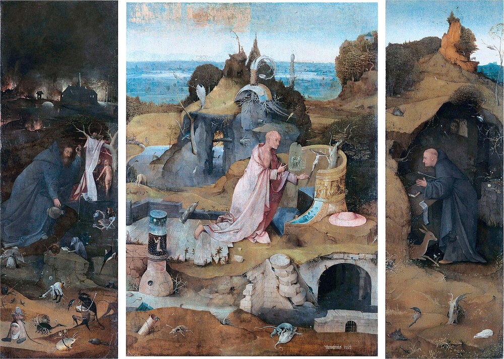 ヒエロニムス・ボス　Hermit Saints Triptych