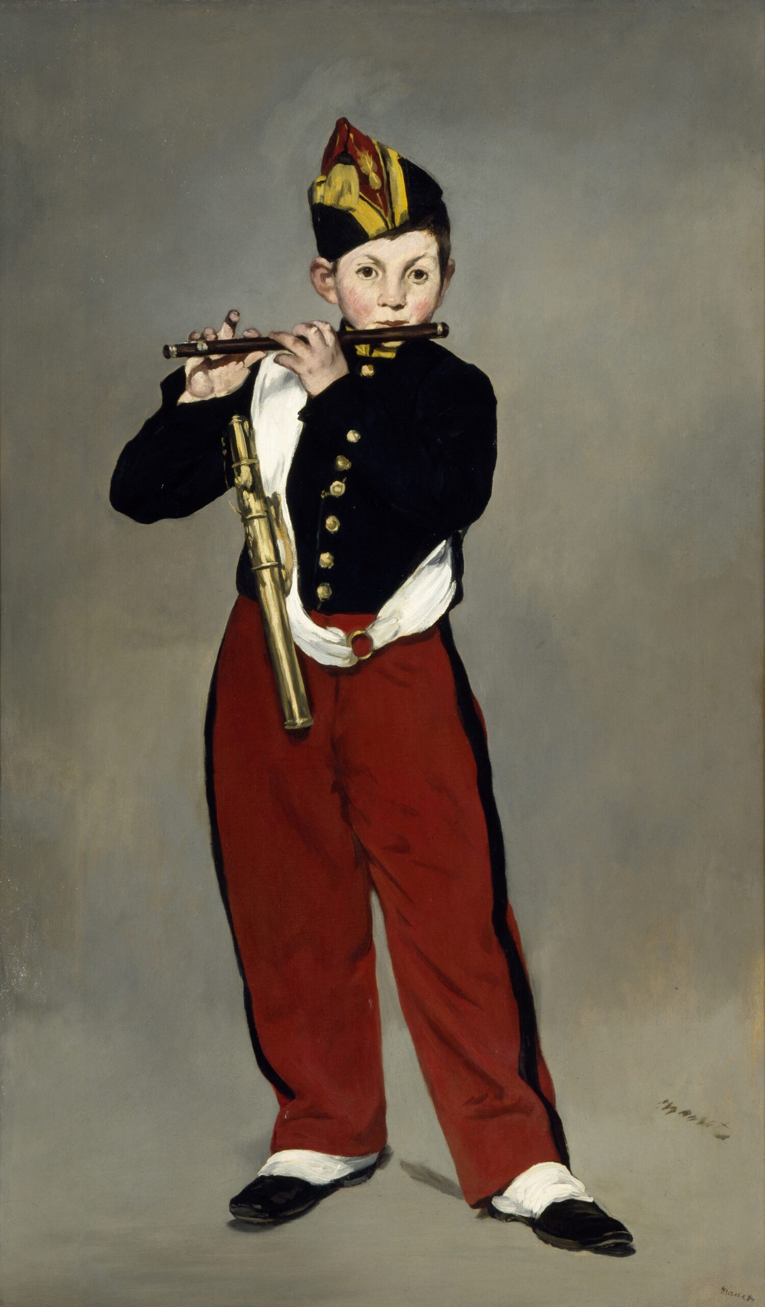 マネ『笛を吹く少年』1866年
