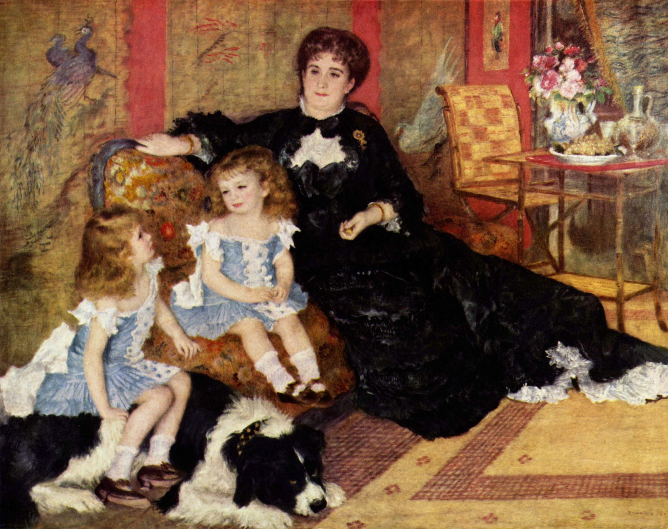 『シャルパンティエ夫人とその子どもたち』1878年